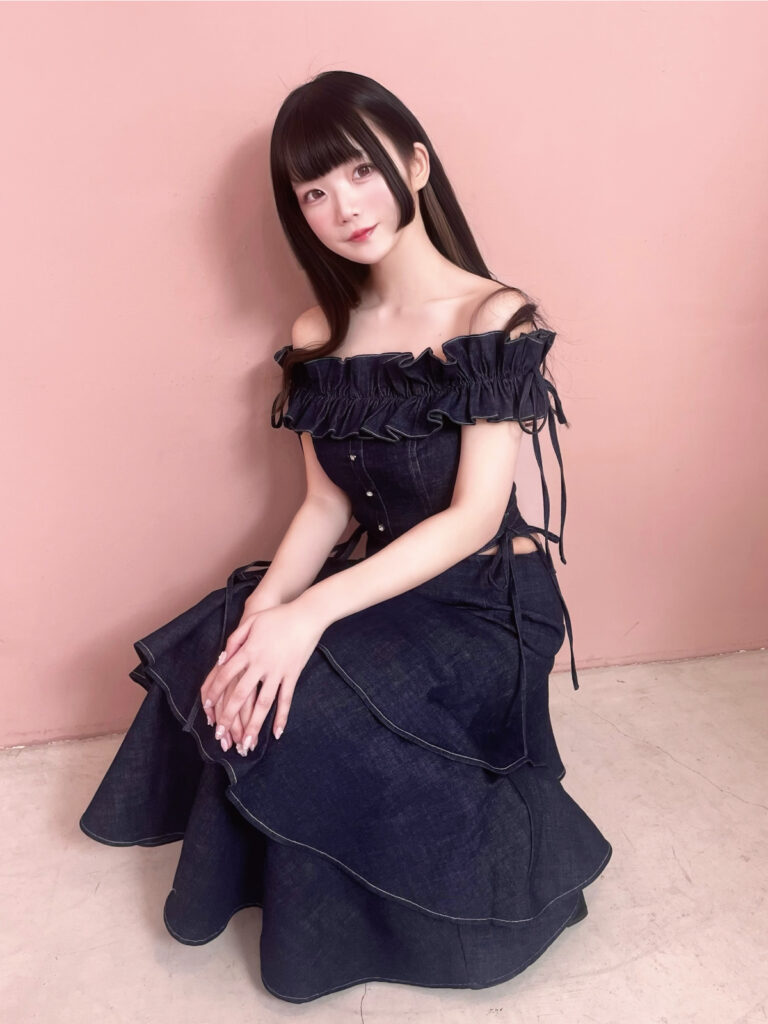 m me eme エムミーエメ Frill tiered dress